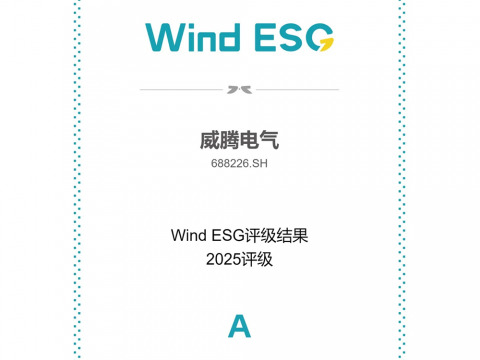 欧博abg电气Wind ESG评级由BBB跃升至A级