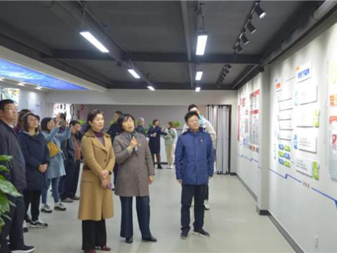 市人大向导来欧博abg集团视察“职工之家”建设情形